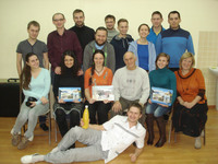 Участники встречи походников по Алтаю в Центре ноосферного здоровья с Н.И.Головеем